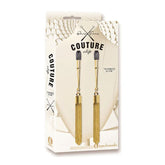 Couture Clip Luxury Nipple Clamps - Shimmer & Chic